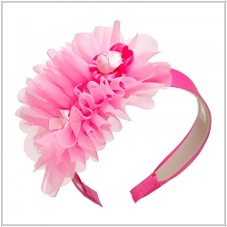 Ободок для волос розовый R5022а