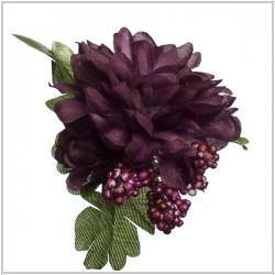 Заколка для волос фиолетовый цветок R2129с
